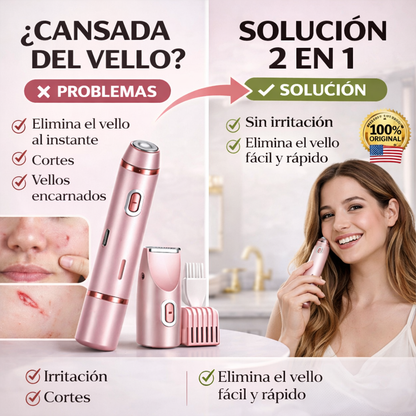 Depiladora 2 en 1™ | Sin dolor ni irritación 🌸