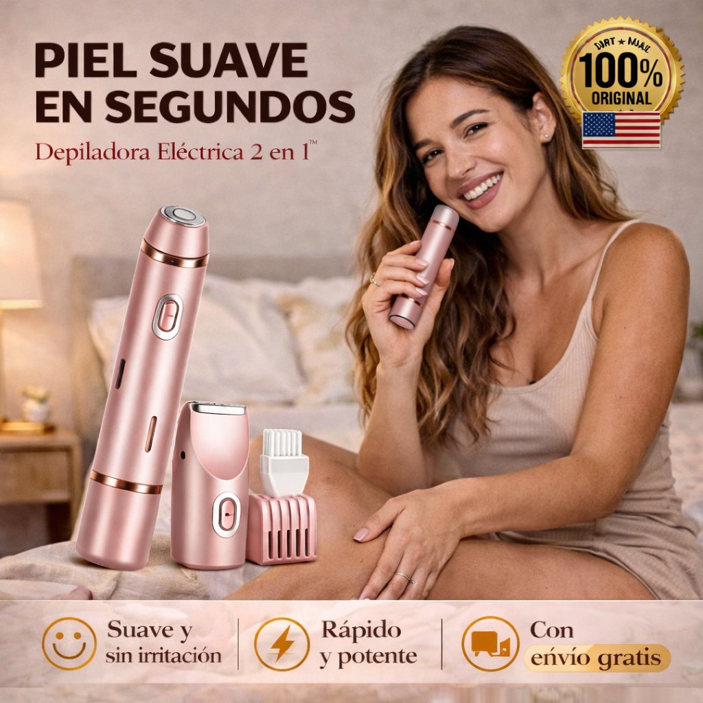 Depiladora 2 en 1™ | Sin dolor ni irritación 🌸